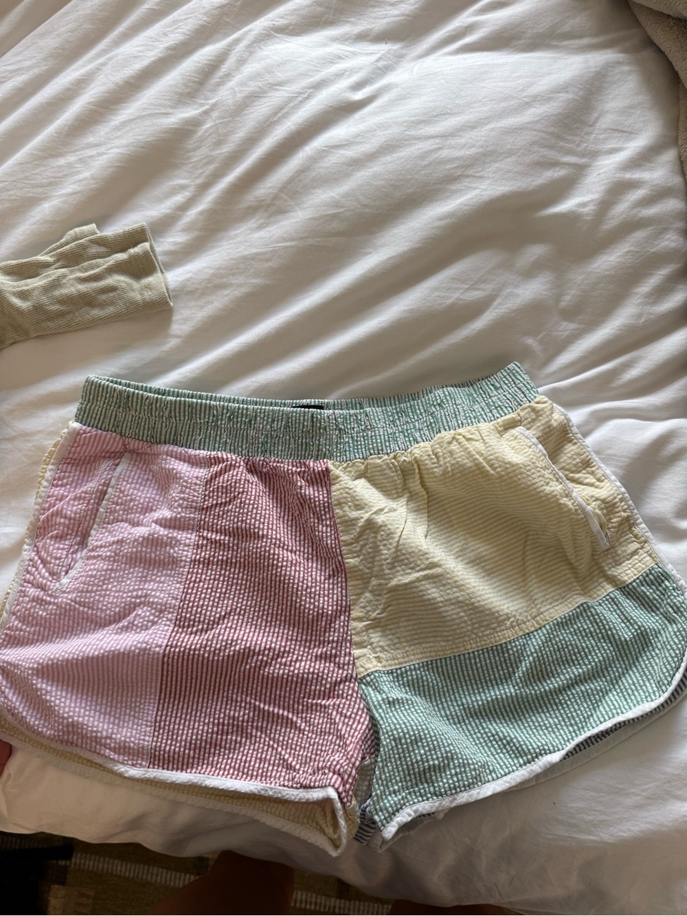 Rainbow BDGpull on shorts